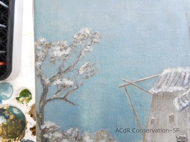 20th Century Landscape in Winter - Image 153