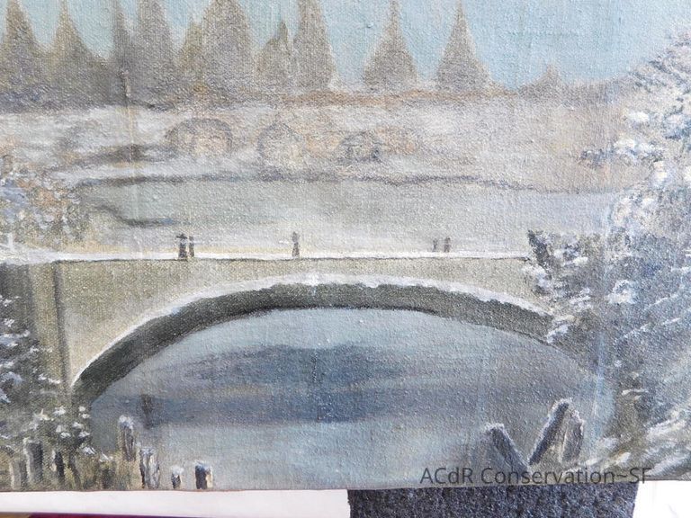 20th Century Landscape in Winter - Image 156