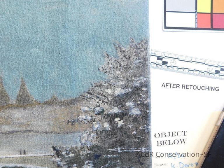 20th Century Landscape in Winter - Image 157