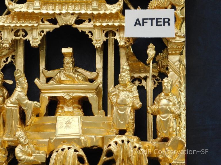 Large Round Chinese woodcarving - Image 47