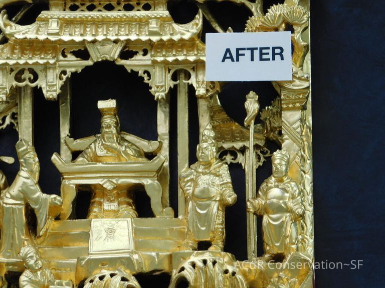 Large Round Chinese woodcarving - Image 48