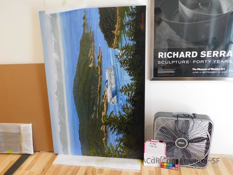          Ship passing by an island (large) picture number 1
