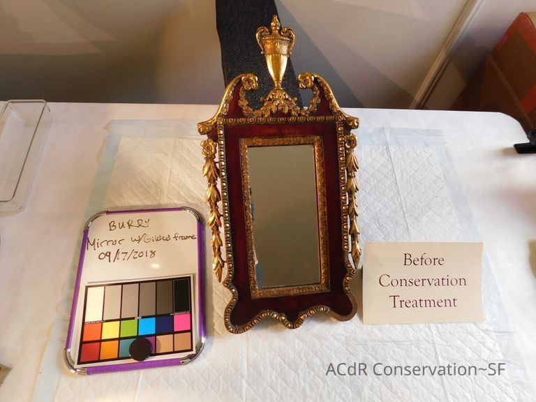 Mirror with Gilded Frame