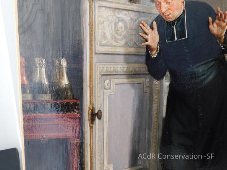 "The Friar's Supper" painting - Image 130