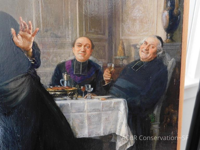 "The Friar's Supper" painting - Image 135
