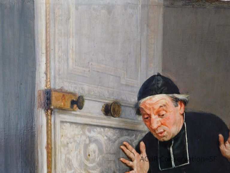 "The Friar's Supper" painting - Image 142