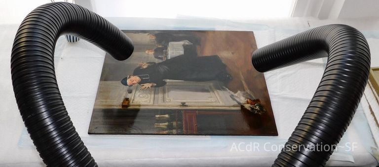 "The Friar's Supper" painting - Image 150