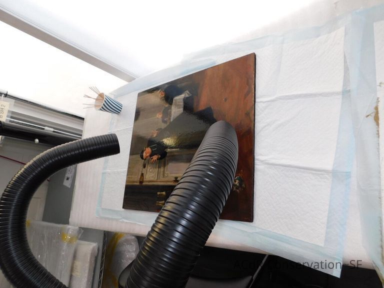 "The Friar's Supper" painting - Image 152