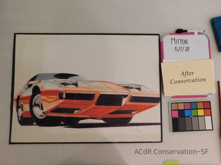 Framed red car - Image 2