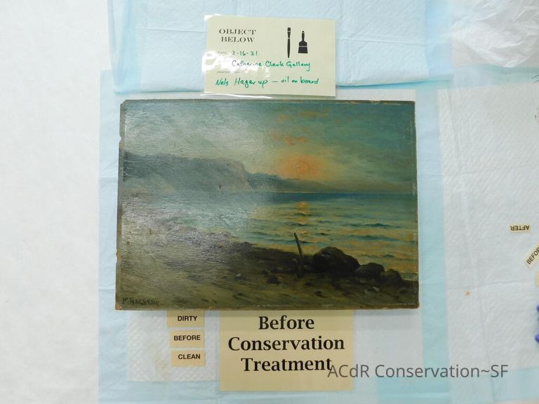 Seascape by Nels Hagerup painting - Image 43