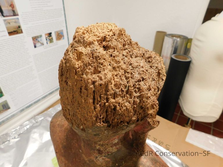 Painted Wooded Buddha - Image 3