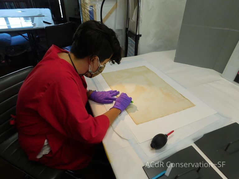 Gouache painting Jacob Lawrence 1943 - Image 86