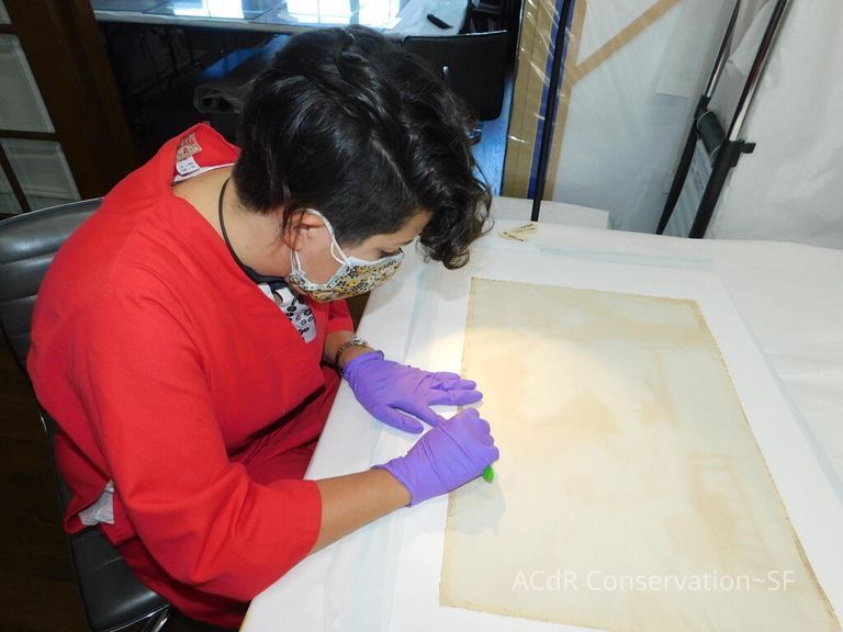 Gouache painting Jacob Lawrence 1943 - Image 88