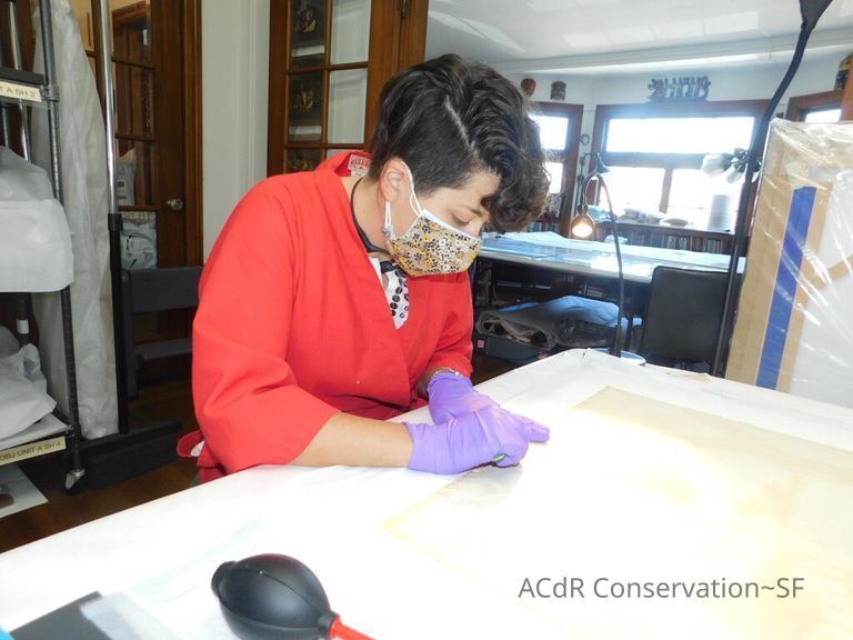 Gouache painting Jacob Lawrence 1943 - Image 89