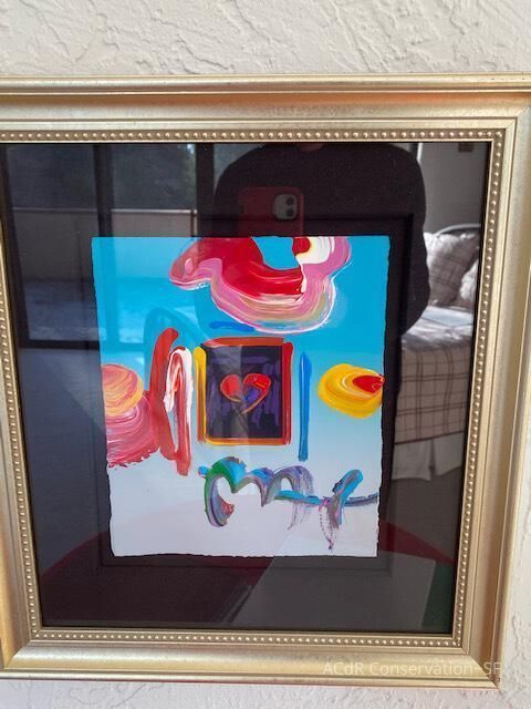          Framed heart with abstract surroundings picture number 1
