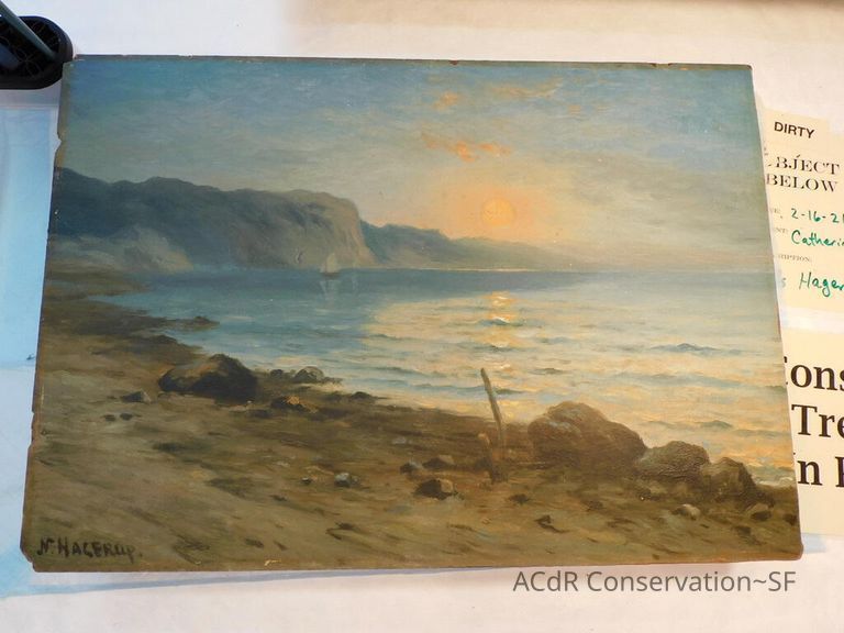 Seascape by Nels Hagerup painting - Image 155