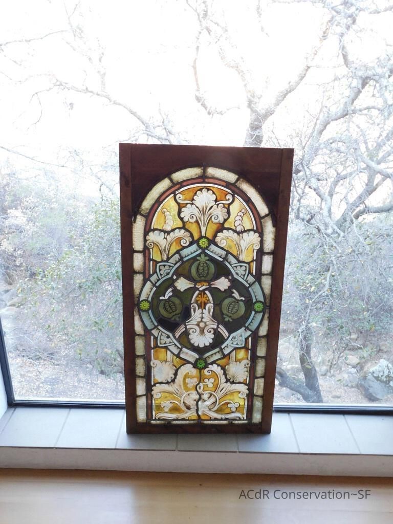          Stained glass Lg. German Panel B picture number 1
