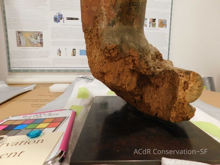 Painted Wooded Buddha - Image 7