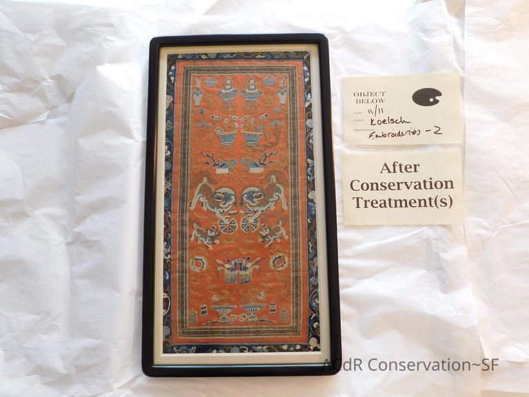 Chinese Imperial Court Sleeve - Lion Dogs - Image 33