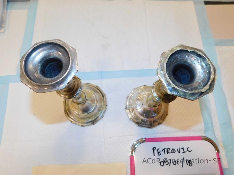 Candlestick Holders, Wooden Icon Diptych - Image 14