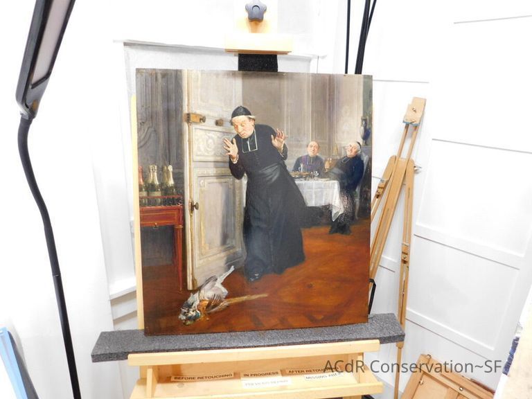 "The Friar's Supper" painting - Image 156