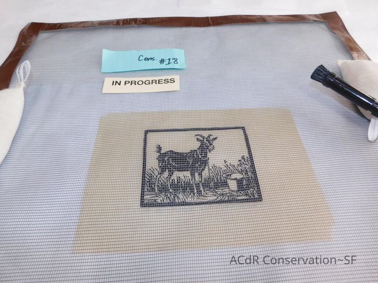 #18 - Woodblock Print -Goat - Image 12