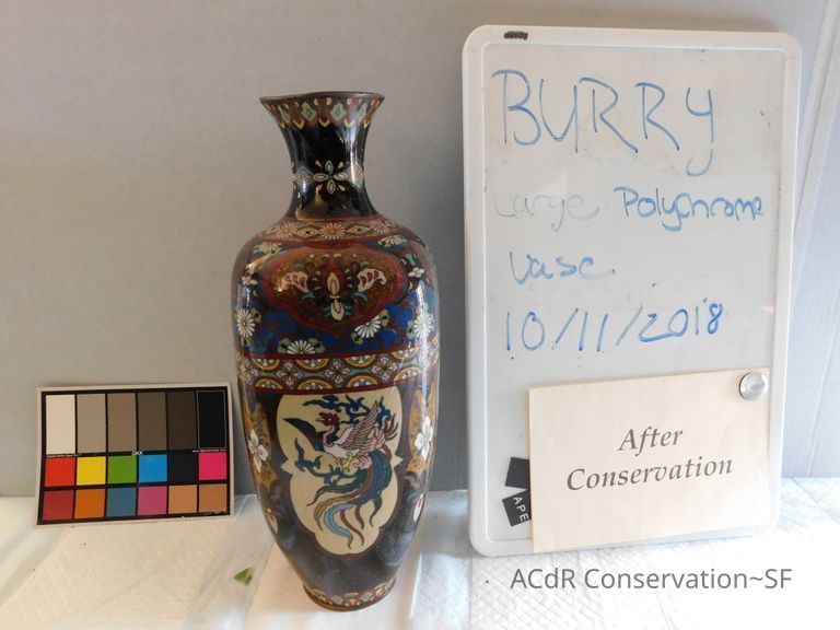 Large Polychrome Vase - Image 3