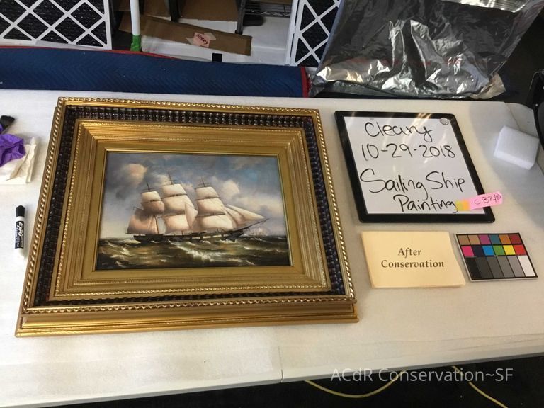 Sailing ship painting - Image 3
