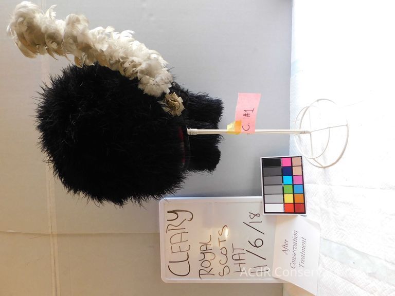 Centurion helmet with black and white horse hair - Image 10