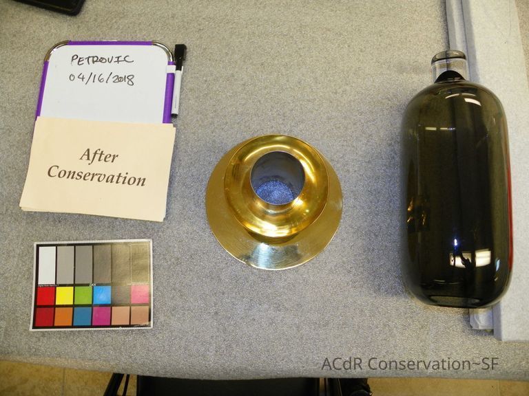 Glass bottle, Candle holder - Image 4