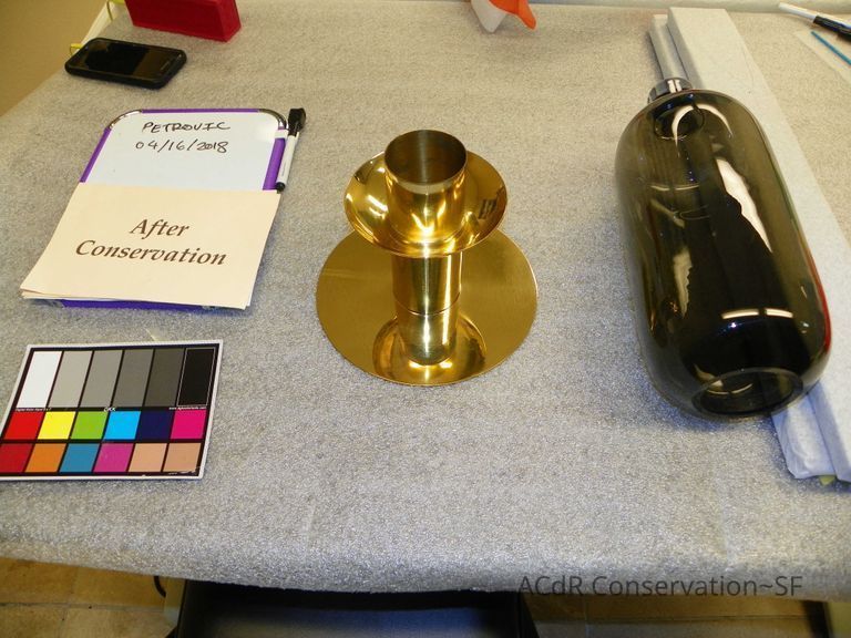 Glass bottle, Candle holder - Image 5