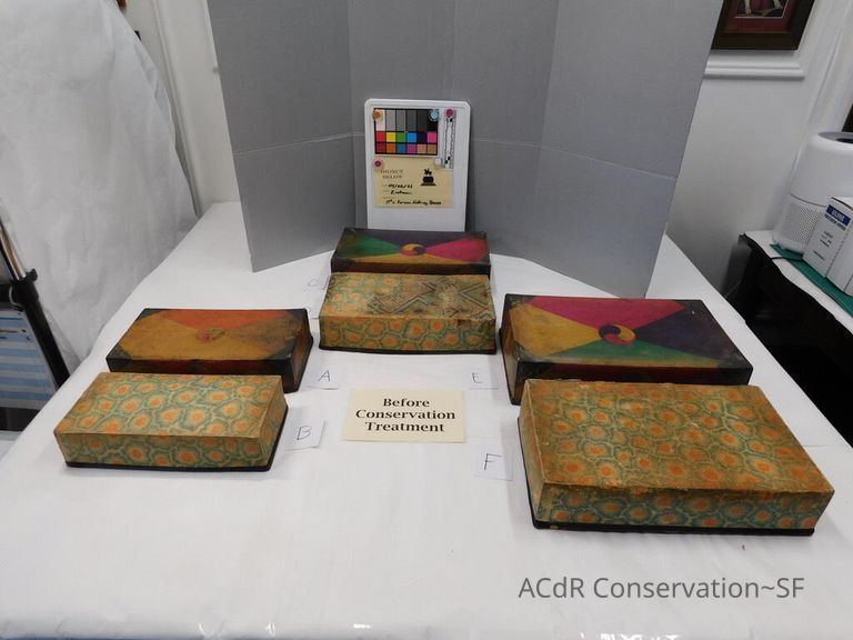 Korean Paper boxes (6 nesting)