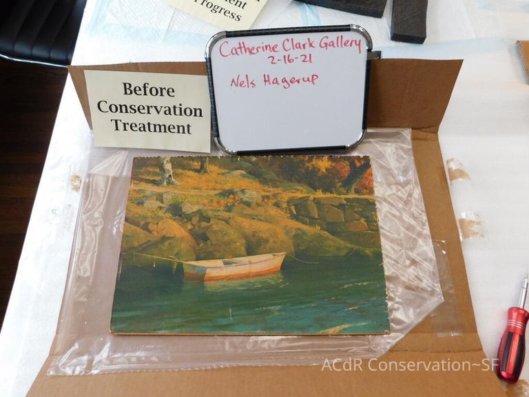 Seascape by Nels Hagerup painting - Image 36