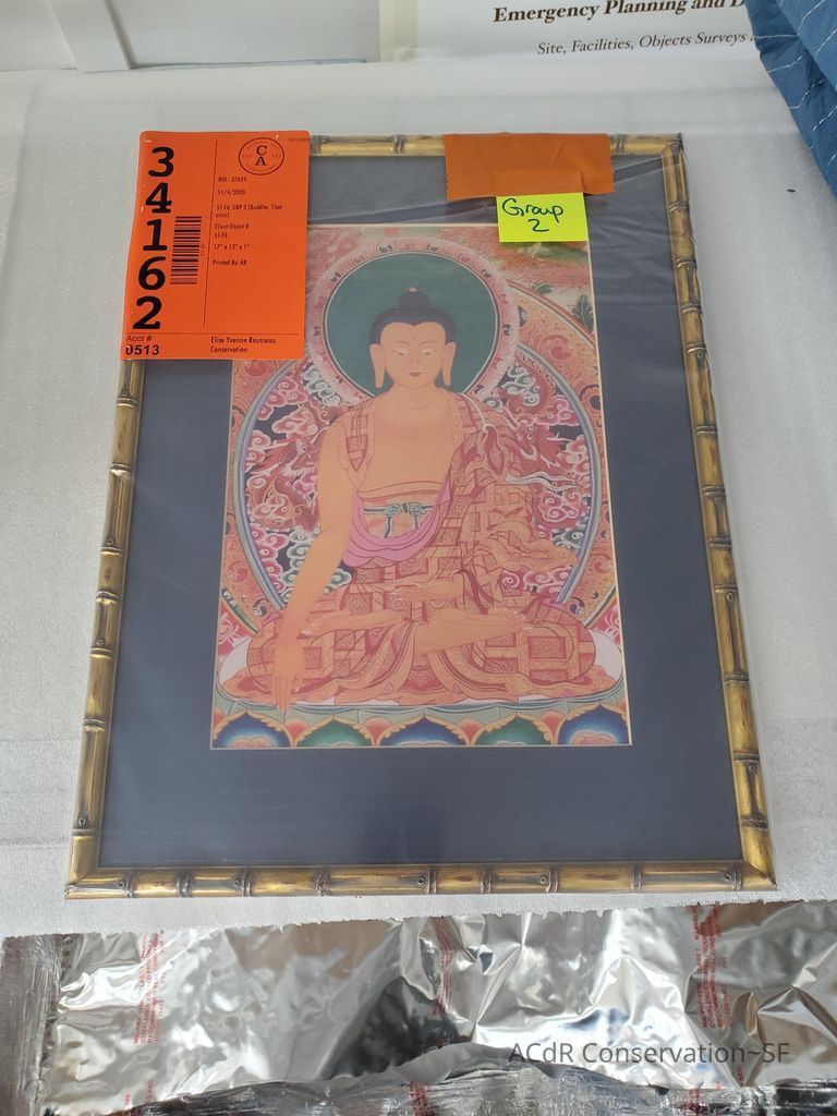          Buddha with teal halo, Tibet picture number 1
