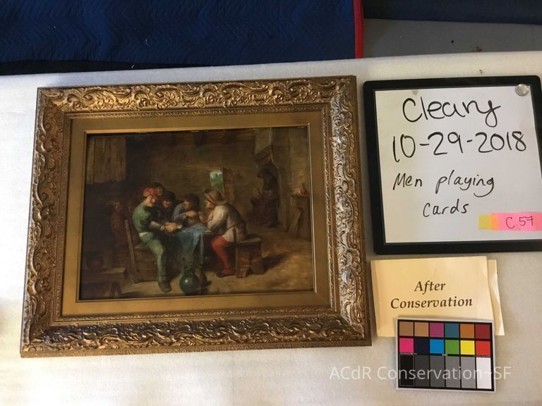 Men playing cards - Image 3