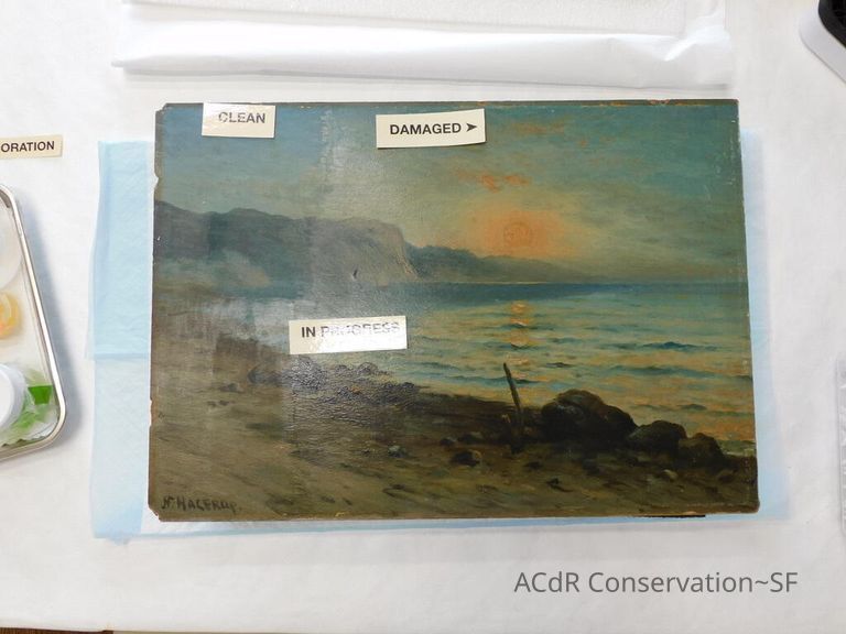 Seascape by Nels Hagerup painting - Image 77