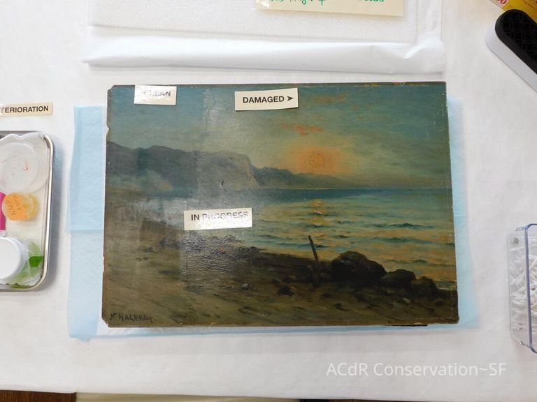 Seascape by Nels Hagerup painting - Image 78