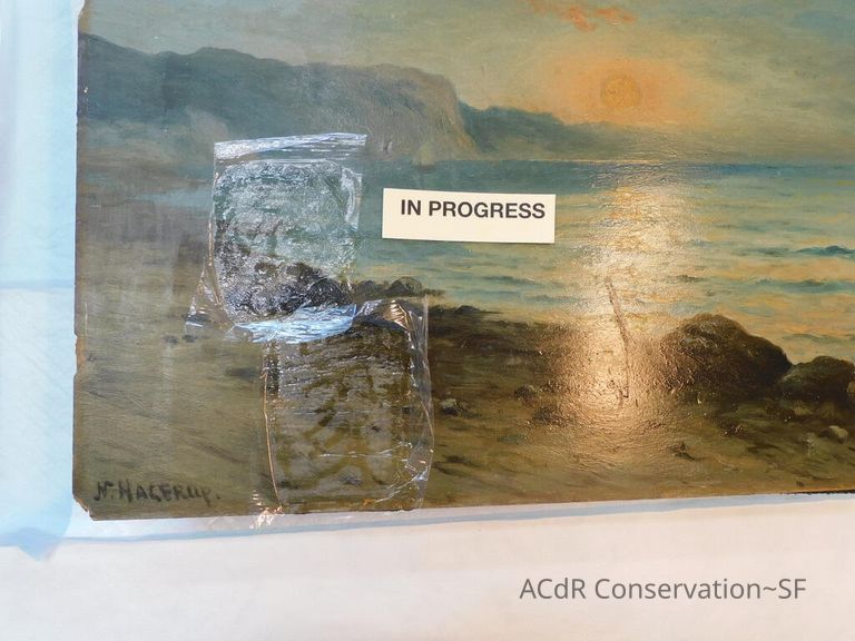 Seascape by Nels Hagerup painting - Image 82