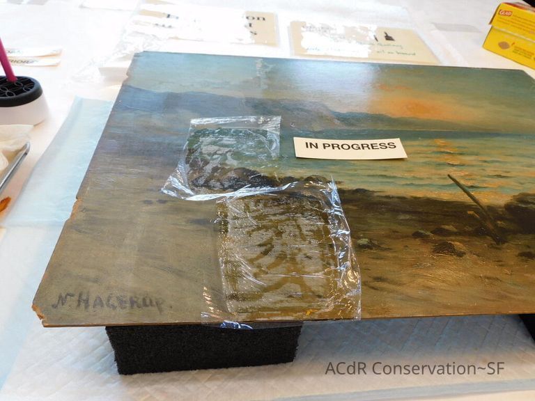 Seascape by Nels Hagerup painting - Image 83