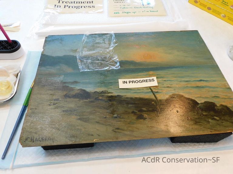 Seascape by Nels Hagerup painting - Image 84