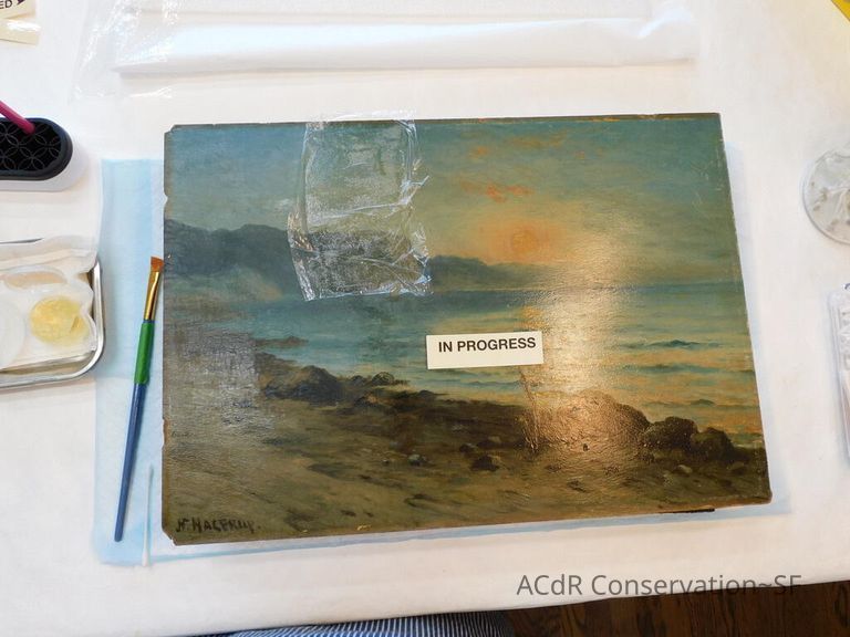 Seascape by Nels Hagerup painting - Image 85