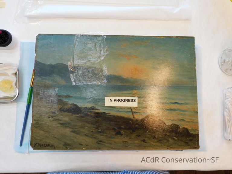 Seascape by Nels Hagerup painting - Image 86