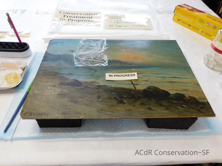 Seascape by Nels Hagerup painting - Image 89