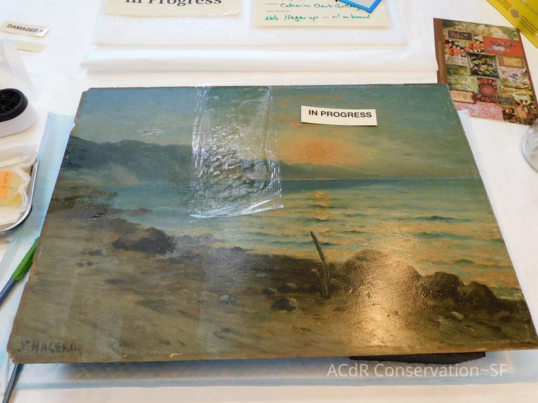 Seascape by Nels Hagerup painting - Image 90