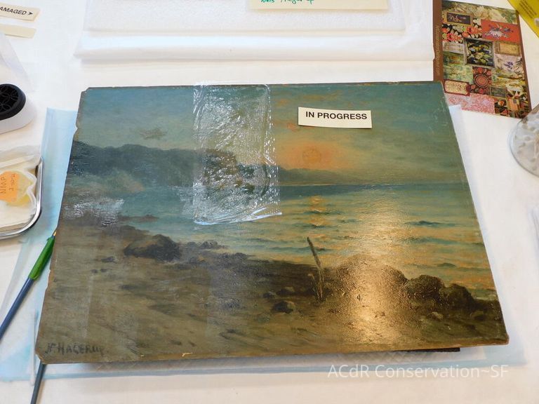 Seascape by Nels Hagerup painting - Image 91