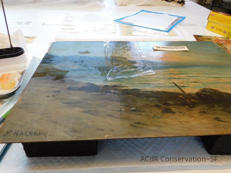 Seascape by Nels Hagerup painting - Image 92