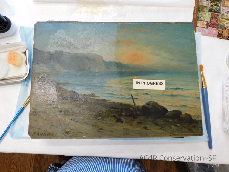 Seascape by Nels Hagerup painting - Image 96