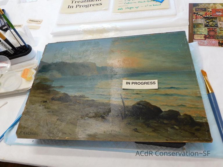 Seascape by Nels Hagerup painting - Image 99