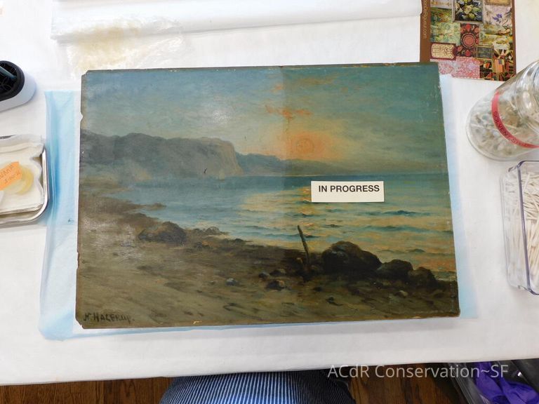 Seascape by Nels Hagerup painting - Image 100