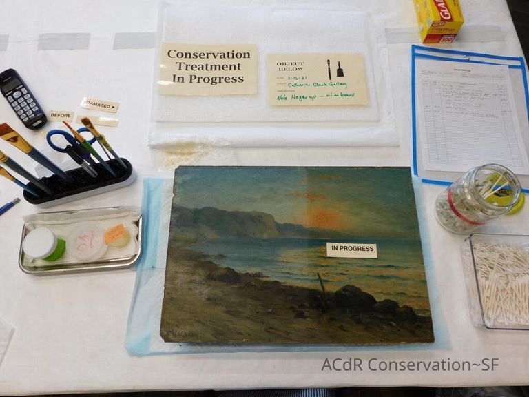 Seascape by Nels Hagerup painting - Image 101